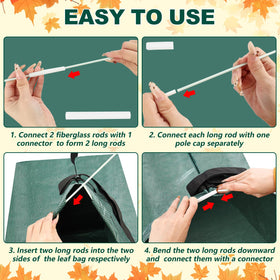 UQM multi-purpose outdoor cleanup bag for branches and garden gear.