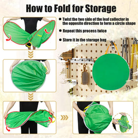 UQM pop-up bag folded compactly for storage
