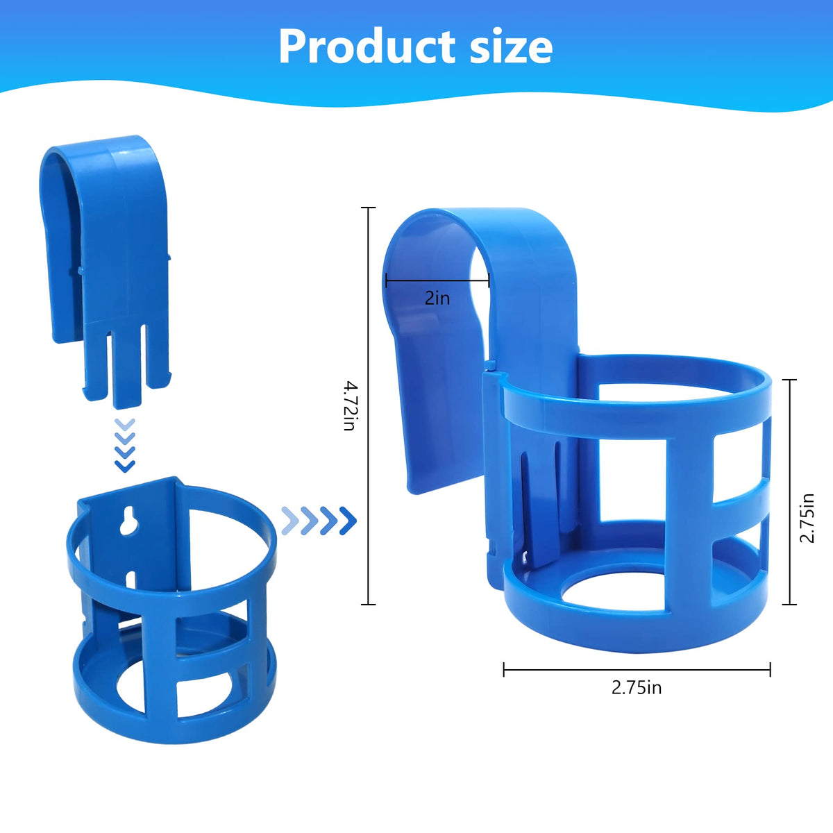 UQOOQFA four-pack poolside cup holders ready for pool day