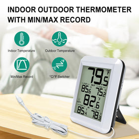 Urageuxy thermometer LCD readout highlights precise temperature readings