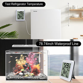 Urageuxy thermometer in refrigerator/freezer for stable storage temps