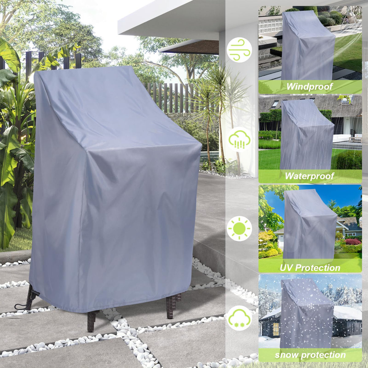 Uranshin storage bag included keeps your chair set organized.
