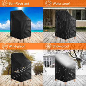 Uranshin outdoor furniture covers protect against rain, dust, wind, and snow.