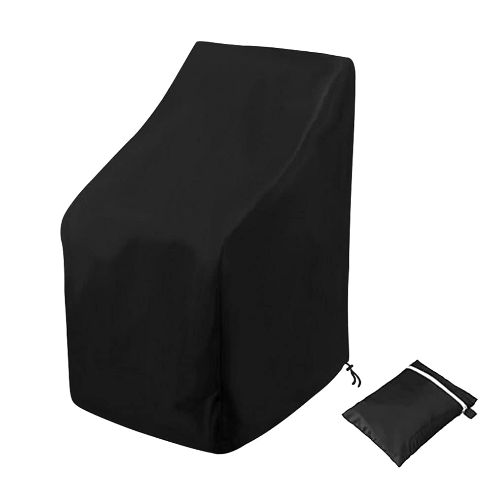 Uranshin stacking chair cover fits 25l x 25w x 47h for durable outdoor protection