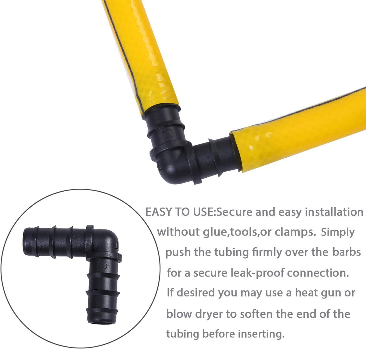 URATOT drip irrigation kit packaging shows a complete fittings set