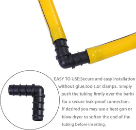 URATOT drip irrigation kit packaging shows a complete fittings set