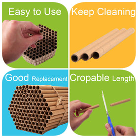URATOT Mason Bee Tubes with 3/8 inch outer diameter for common cavities