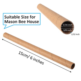 URATOT Mason Bee Tubes 120-pack to stock nesting boxes