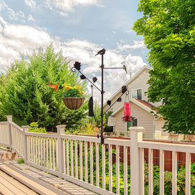 Urban Deco adjustable branches enabling flexible hanging of feeders