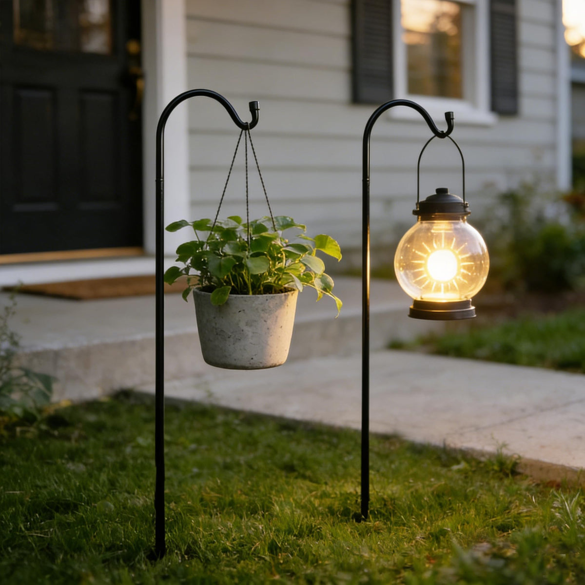 Urban Deco black-coated steel offers durability for years of outdoor use