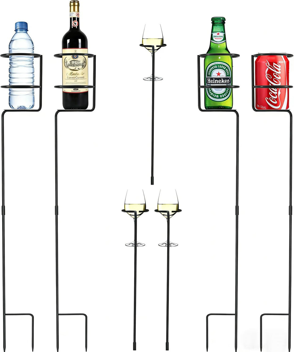 Urban Deco heavy duty drink holder stake base for sturdy outdoor setup.