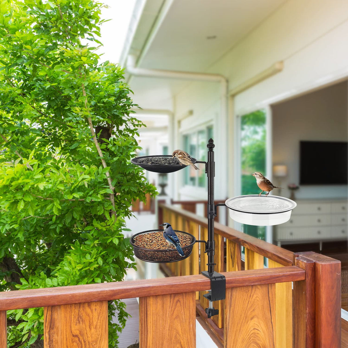 Urban Deco includes a free water bowl for visiting birds