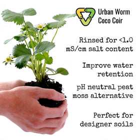 Urban Worm Coco Coir bedding provides sustainable habitat for worms and reptiles.