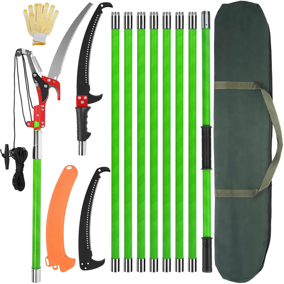 URBANVISTA 30ft pole saw extended reach for pruning tall branches safely.