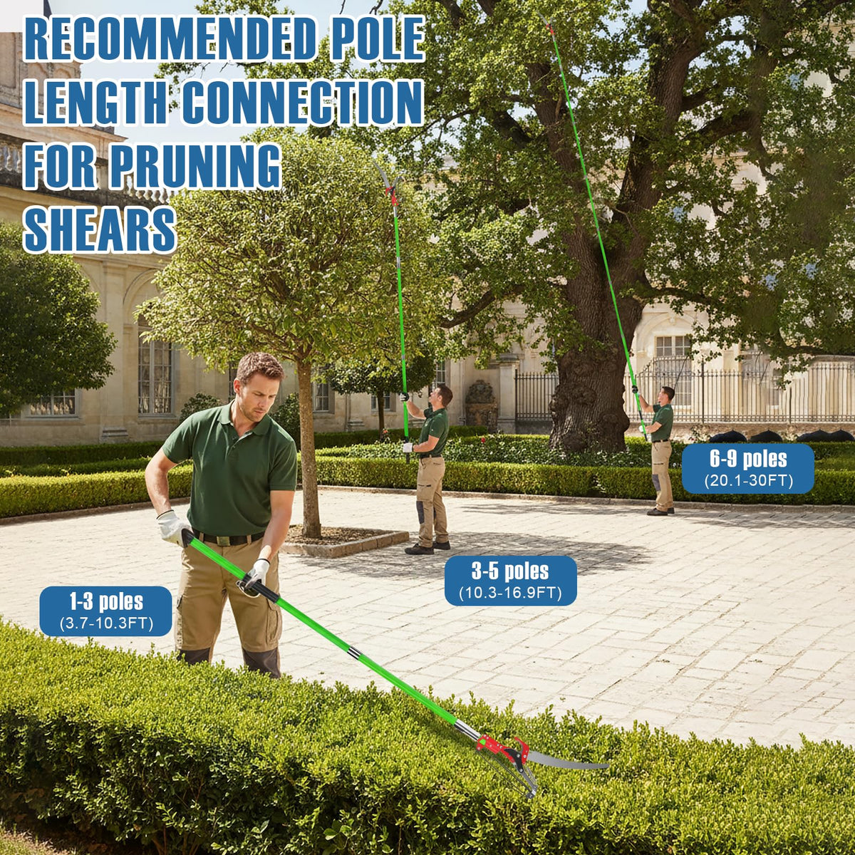 URBANVISTA double-hook saw design handles thin twigs and connected branches.