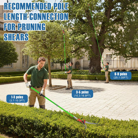 URBANVISTA double-hook saw design handles thin twigs and connected branches.