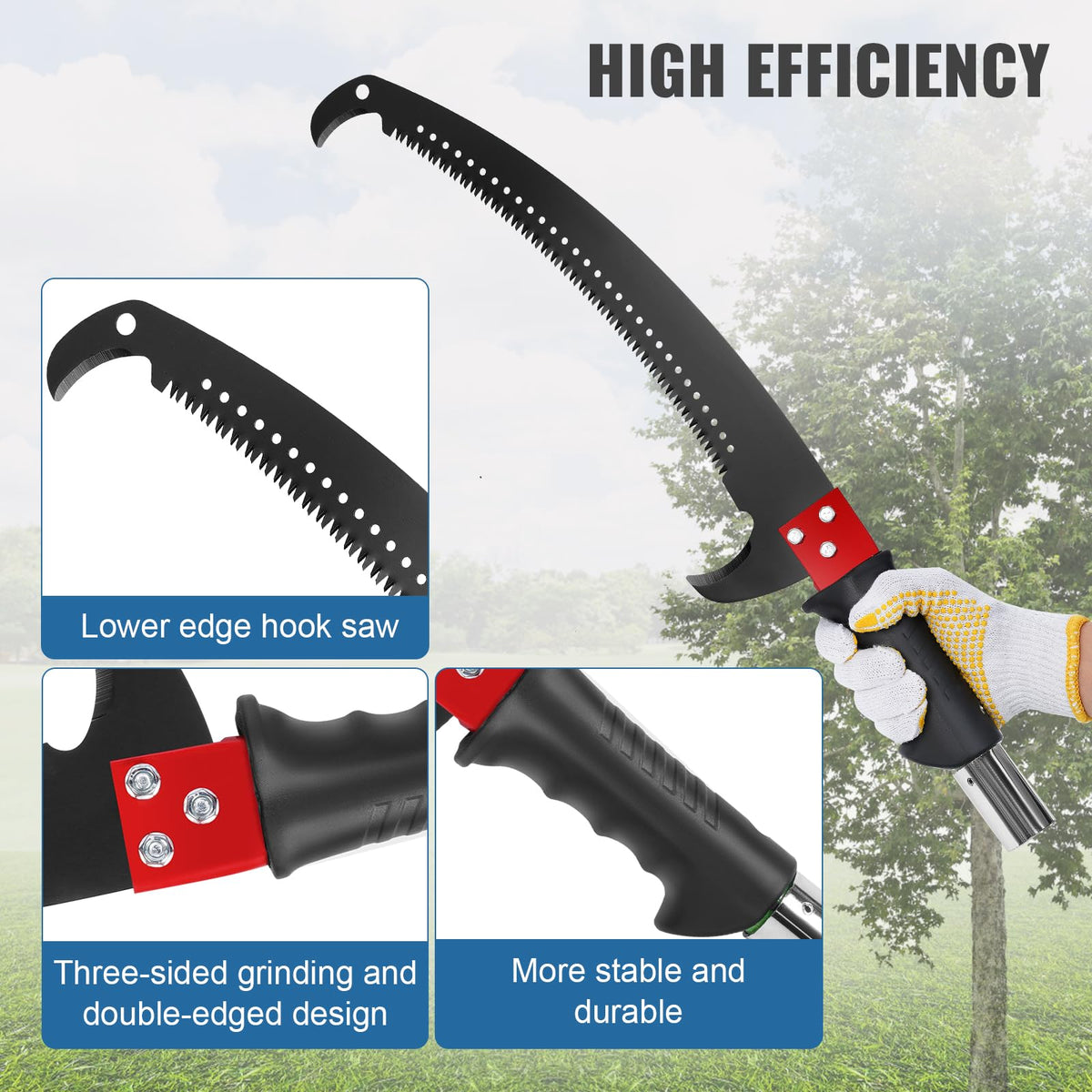 URBANVISTA teflon-coated blade resists rust for long-lasting performance.