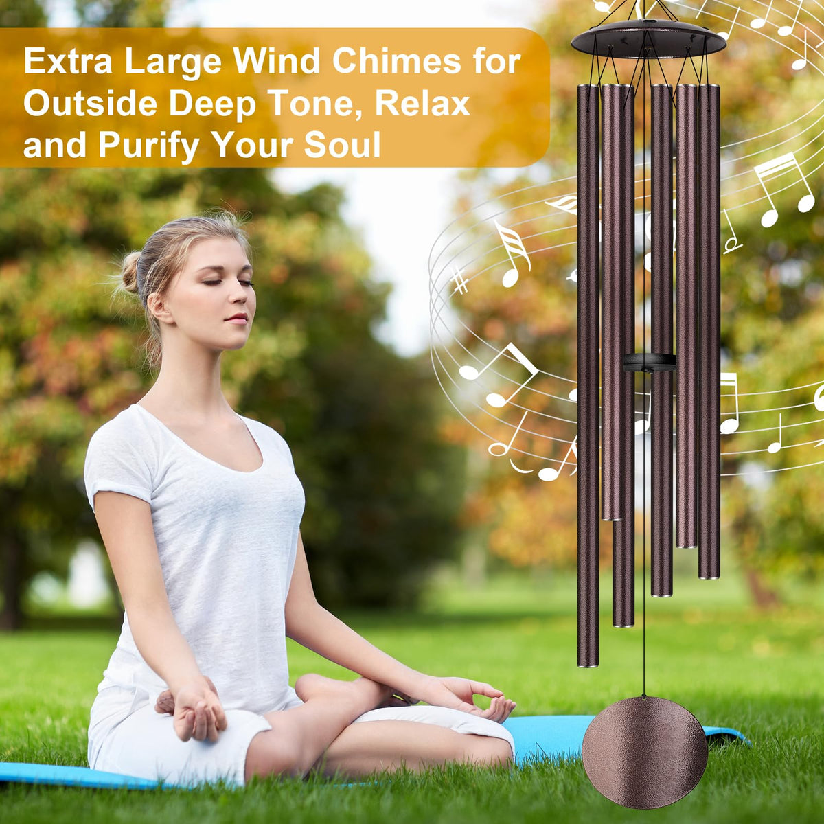 URNETERN wind catcher with multi-layer coating resists weather and preserves sound quality.