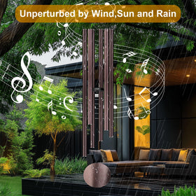 URNETERN wind chimes decorate gardens and patios with serene ambience.