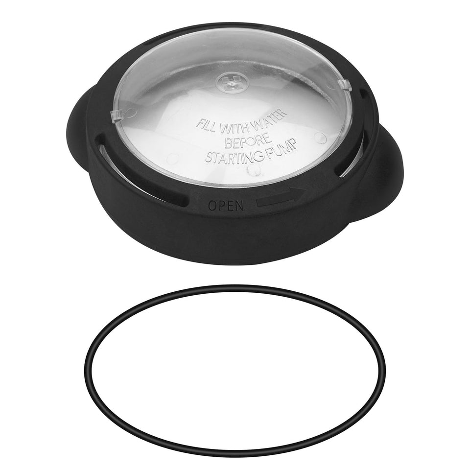 URYKEC SPX5500D strainer cover close-up showing durable ABS construction for pool filtration