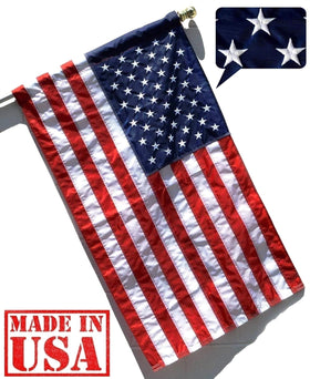 All-weather flag designed by US Flag Factory to fly in breezy conditions.