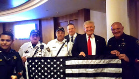 US Flag Factory blue lives matter flag designed for visibility outdoors.