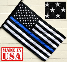 US Flag Factory made-in-USA flag for patriotic home or office display.