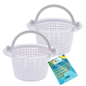 US Pool Supply above-ground thru-wall skimmer basket closeup showing durable debris capture.