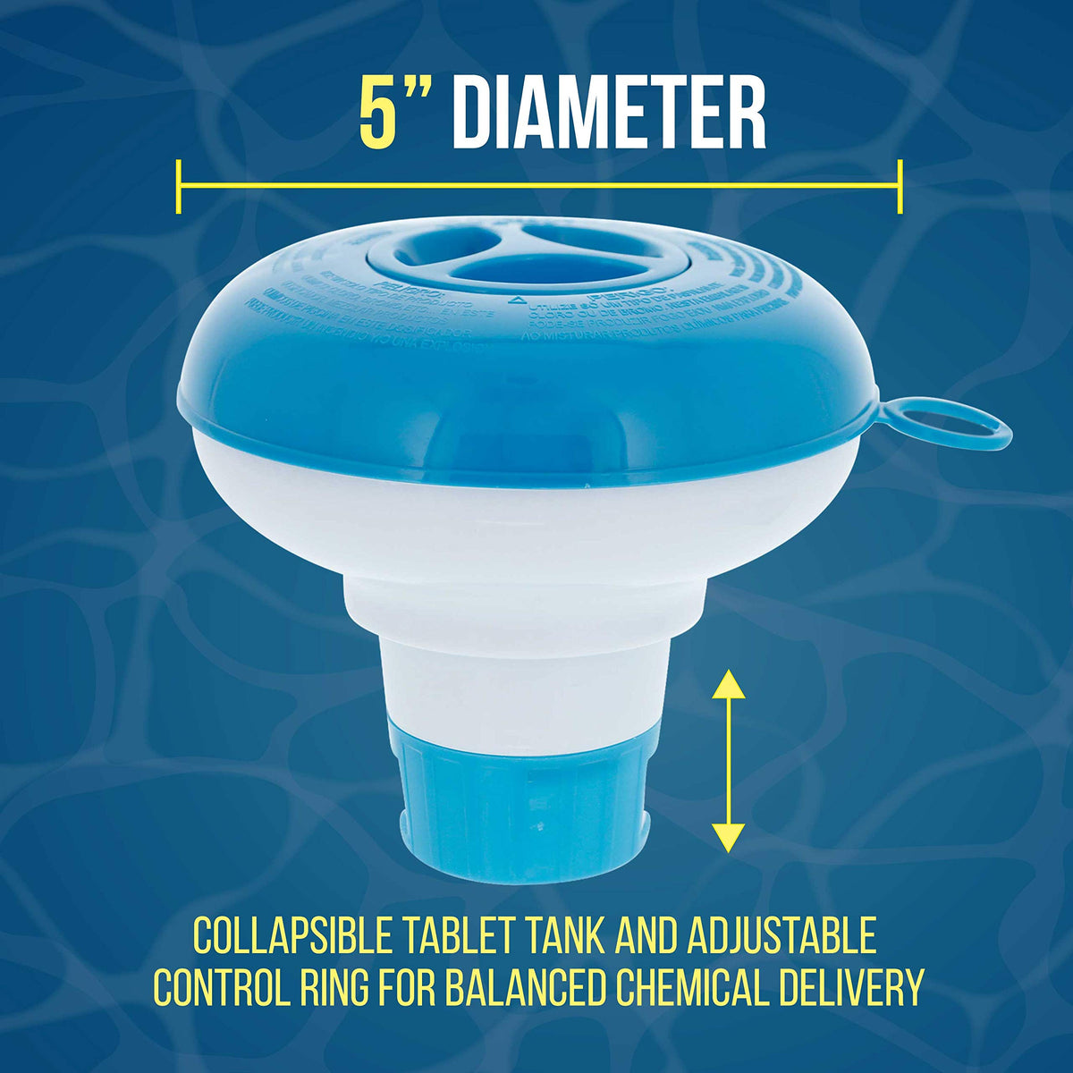 US Pool Supply adjustable control ring close-up for personalized sanitizer release