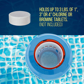 US Pool Supply adjustable control ring enables easy, customizable dispersion