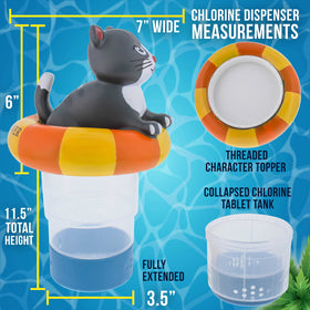 US Pool Supply Adjustable Control Ring ensures balanced delivery of chlorine