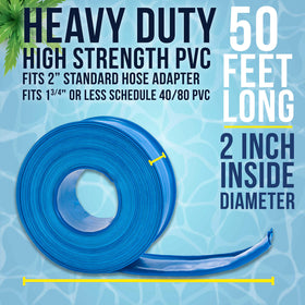 Heavy-duty 0.025-inch wall hose for tough drainage tasks.
