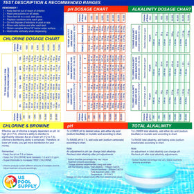 US Pool Supply durable blue case storing testing supplies securely.