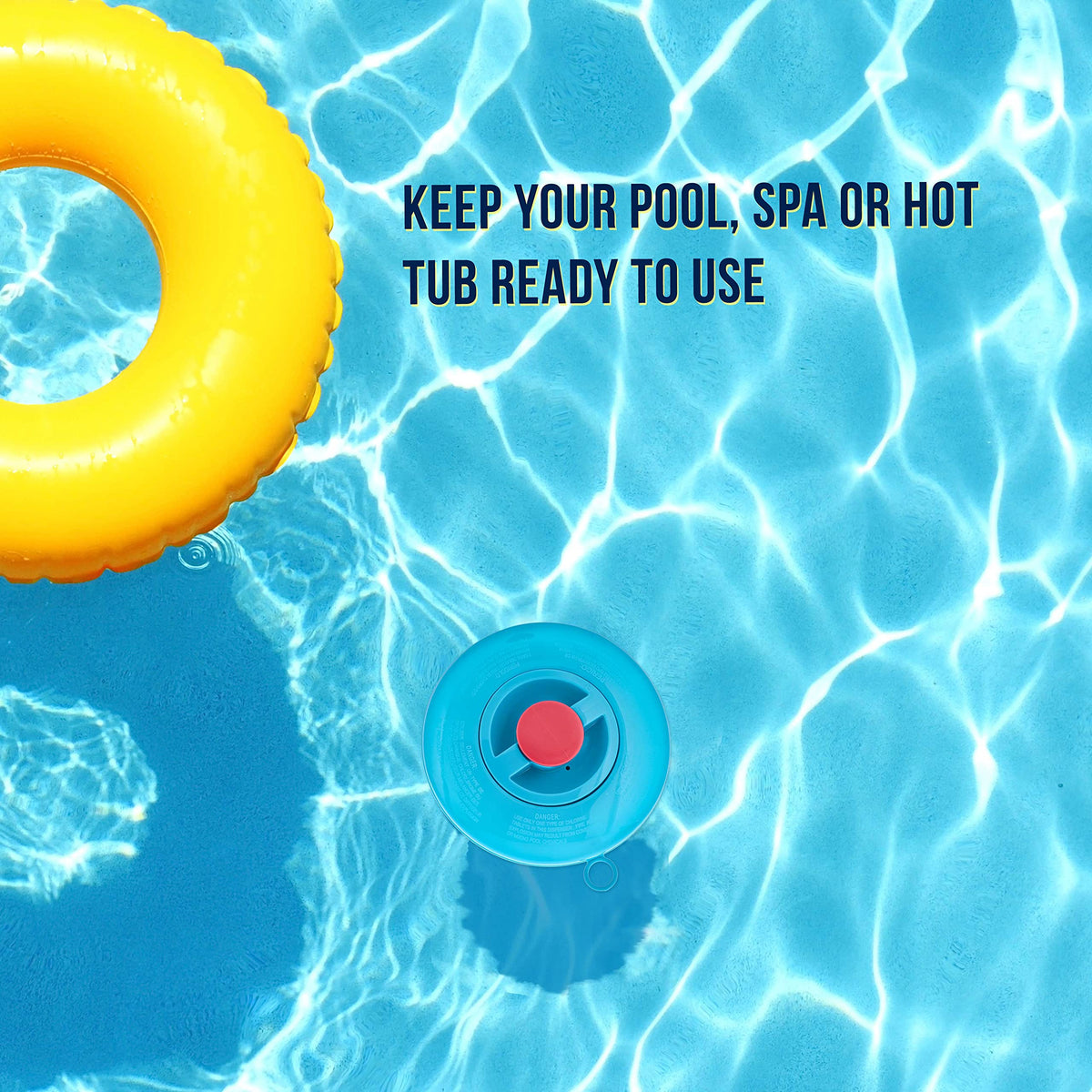 U.S. Pool Supply durable floating chlorinator with a full one-year warranty.