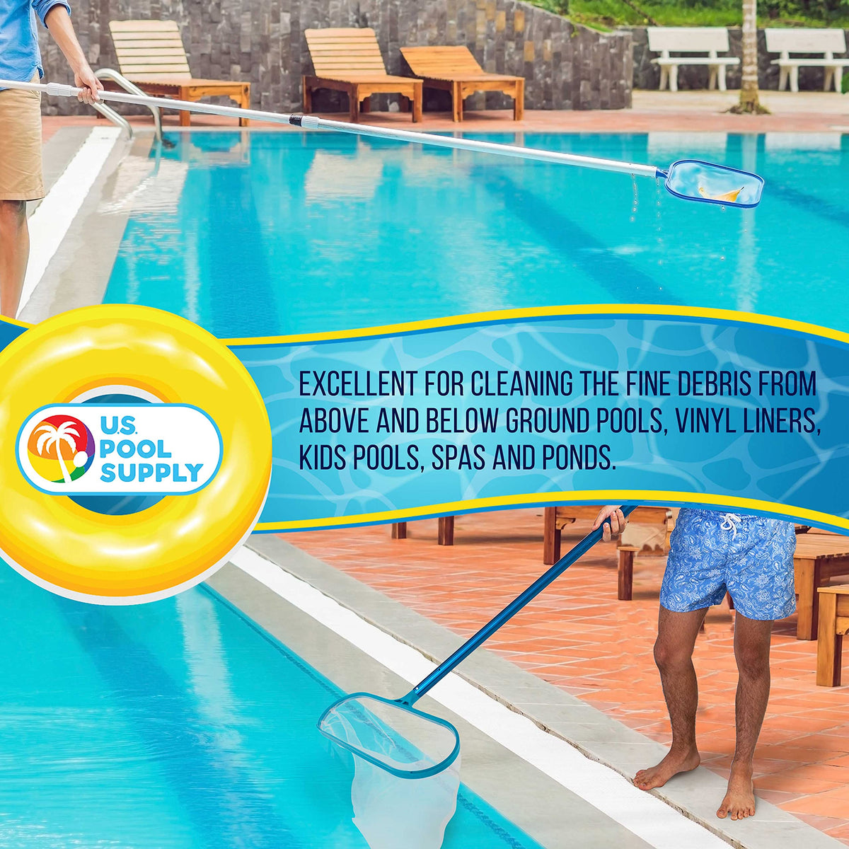 U.S. Pool Supply easy debris cleanup for spas and pools.