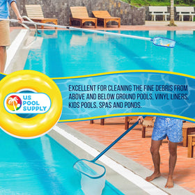 U.S. Pool Supply easy debris cleanup for spas and pools.