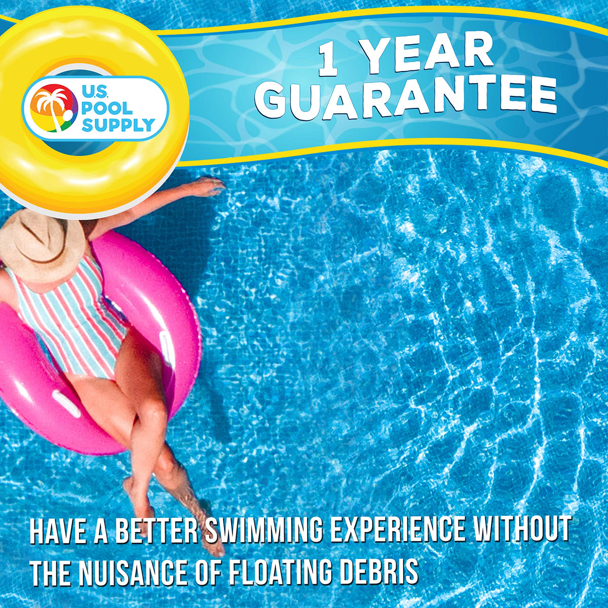 US Pool Supply easy-install skimmer socks for quick setup