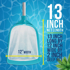Five-section aluminum pole extends reach for hard-to-reach corners without bending.