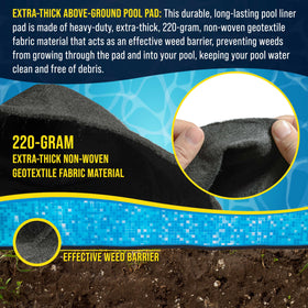 US Pool Supply Ground Shield soft underfoot cushioning at pool edge.