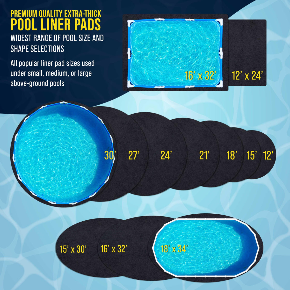 U.S. Pool Supply Ground Shield comes with a 2-year warranty for peace of mind.