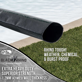 US Pool Supply lay-flat design stores compactly when not in use.