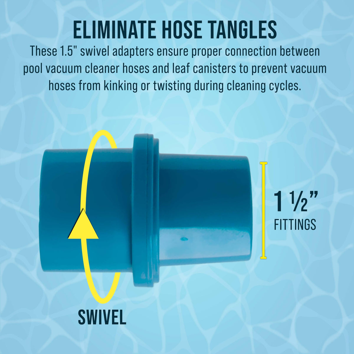 U.S. Pool Supply leaf canister compatibility enables smooth suction setups.