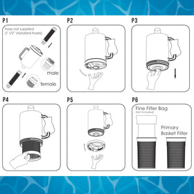 U.S. Pool Supply in-ground pool setup for cleaner operation.