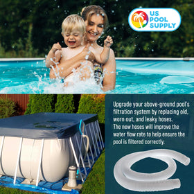 Leak-proof hose assembly secured by metal clamps