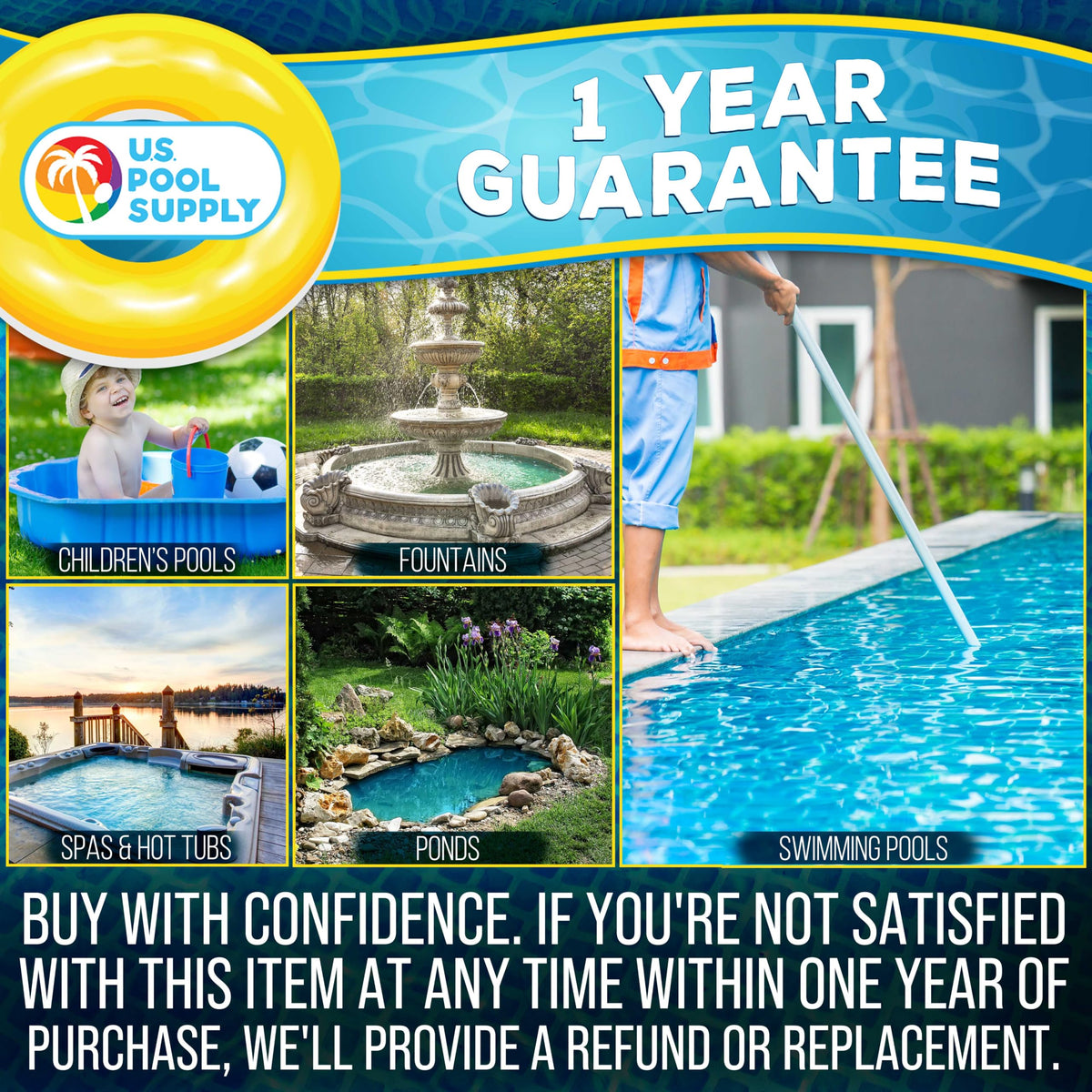 US Pool Supply trusted brand offering a hassle-free maintenance solution