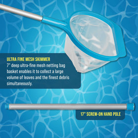 US Pool Supply durable plastic frame protects pool liners.