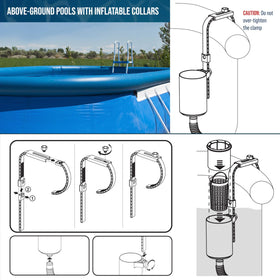 US Pool Supply durable polypropylene construction resists chemicals.
