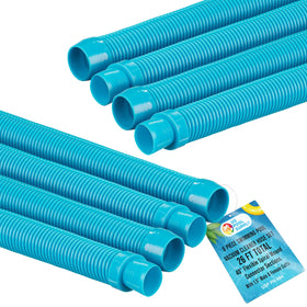 US Pool Supply pool vacuum hose section in teal for easy replacement