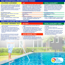 US Pool Supply round-view testing cup with clear measurement marks.