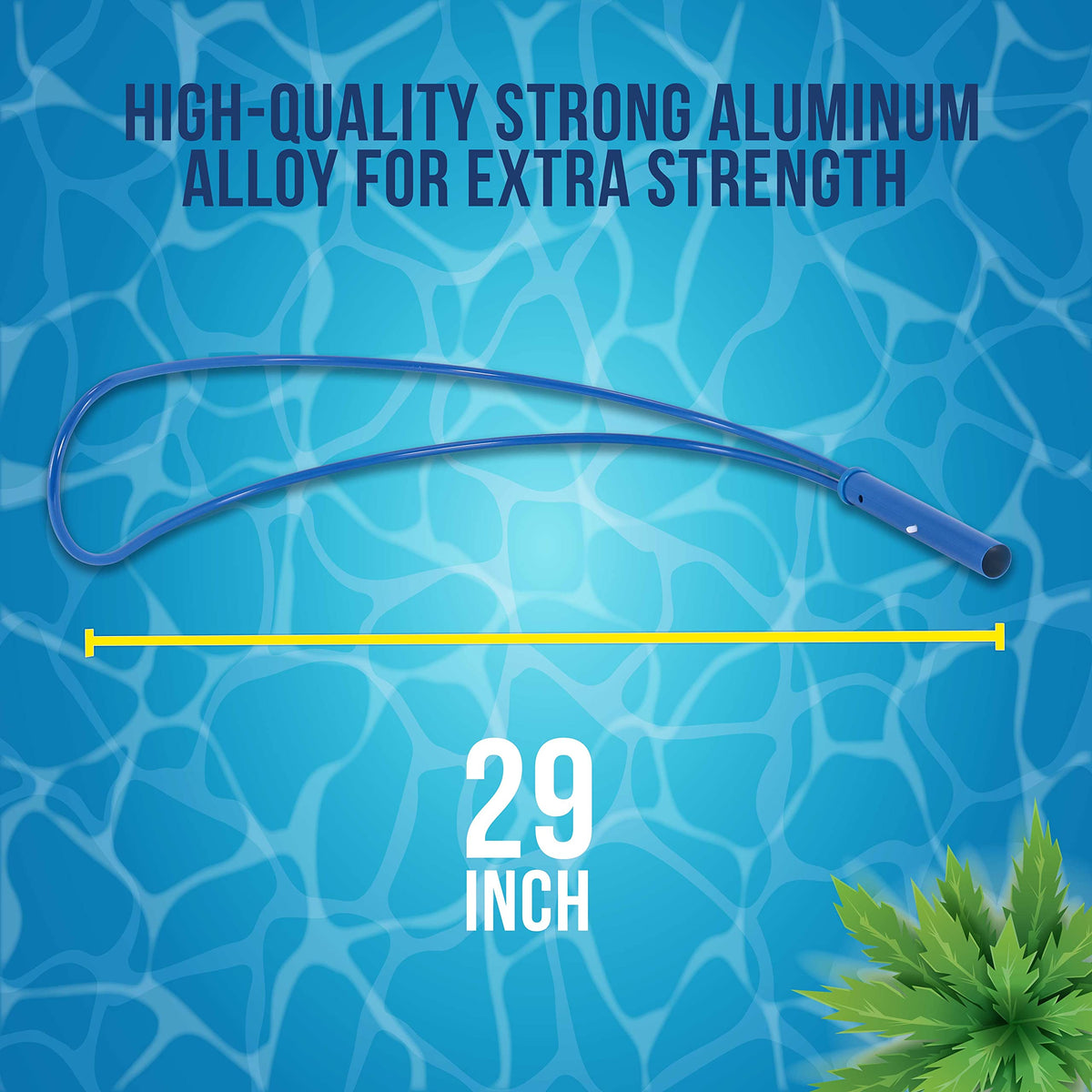 US Pool Supply safety hook pole attachment fits 1-1/4-inch poles.